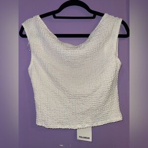 Pull&Bear Waffle Textured Top
